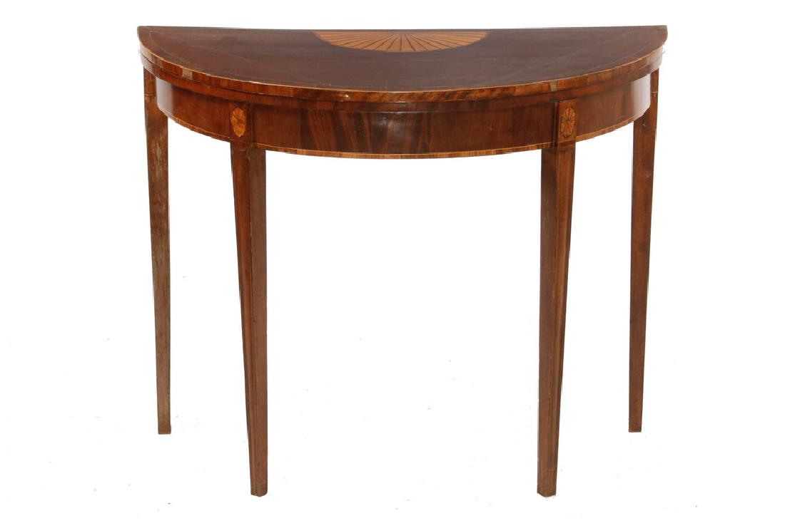 HEPPLEWHITE CARD TABLE (1 of 4)