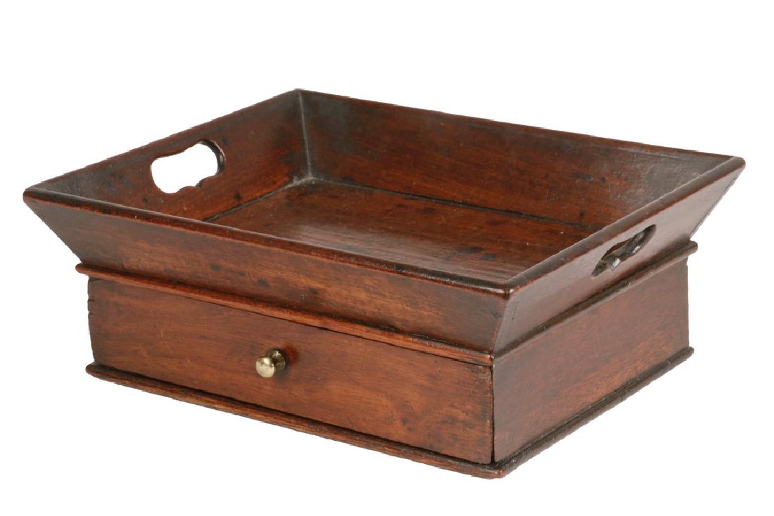 GEORGIAN MAHOGANY DESK BOX (1 of 2)