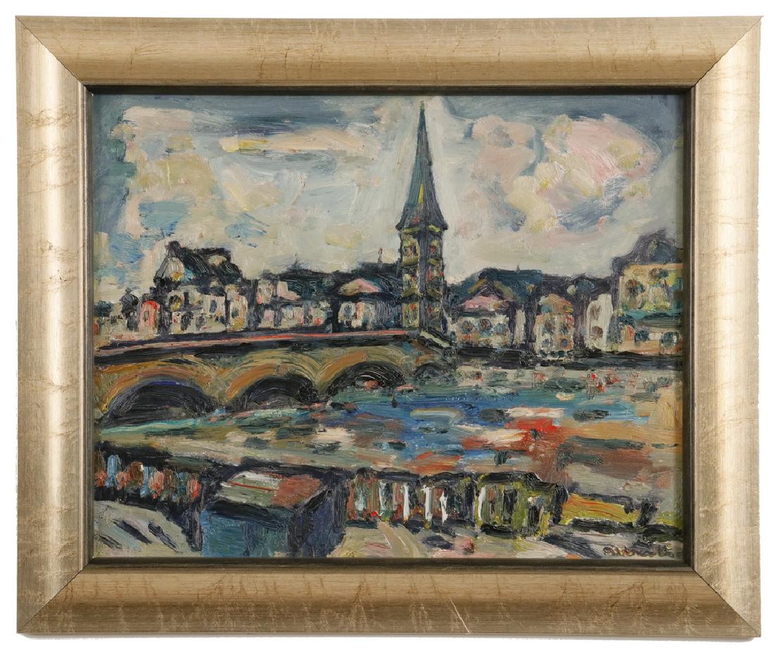 RIVER SCENE PAINTING (1 of 4)