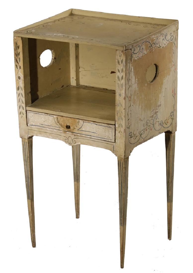 FRENCH PAINTED SIDE TABLE (1 of 1)