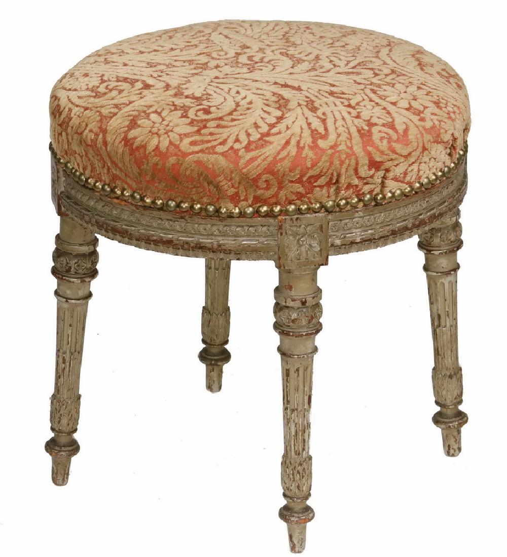 19TH C. FRENCH STOOL (1 of 1)