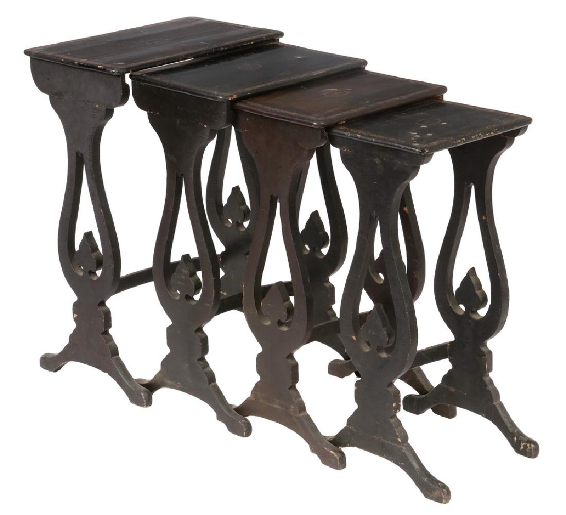 NEST OF (4) 19TH C. CHINESE TABLES (1 of 2)