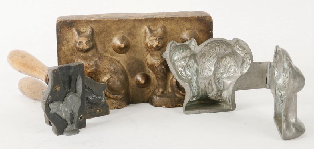 (3) EARLY CAT FORM MOLDS (1 of 1)