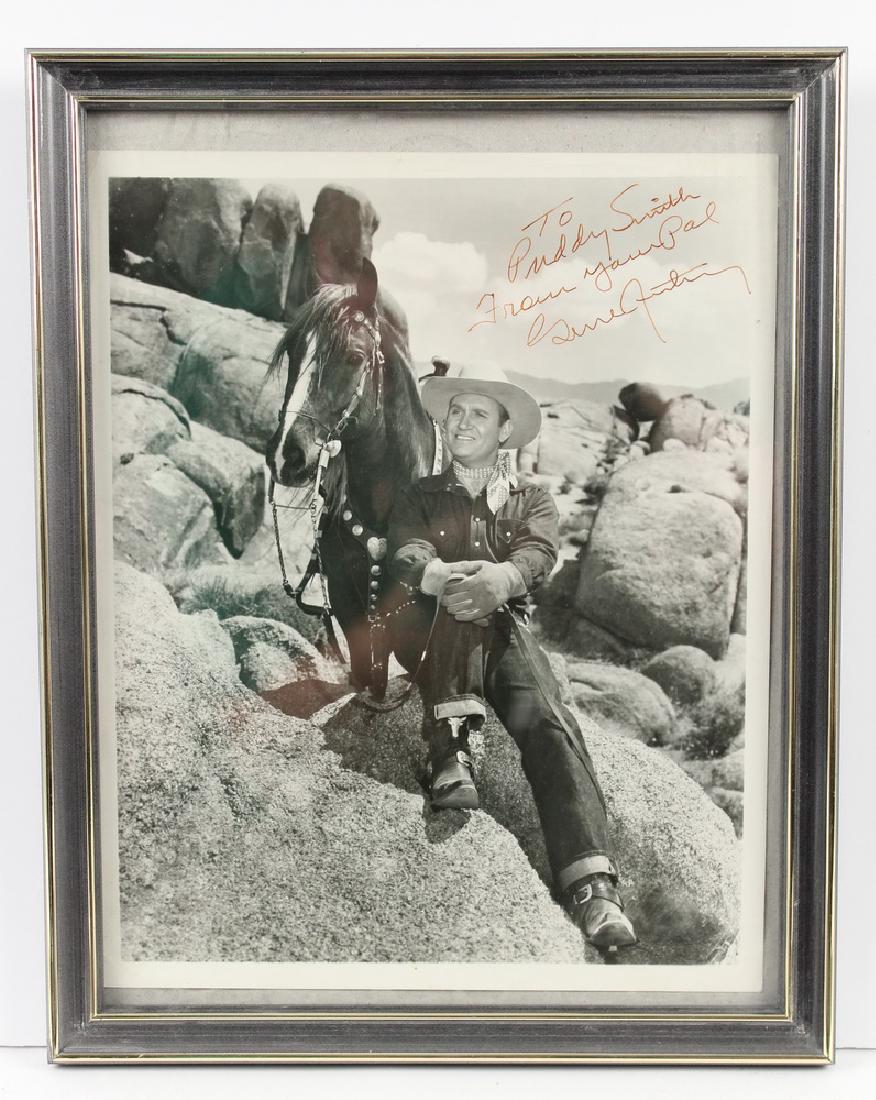 SIGNED GENE AUTRY PHOTOGRAPH (1 of 2)