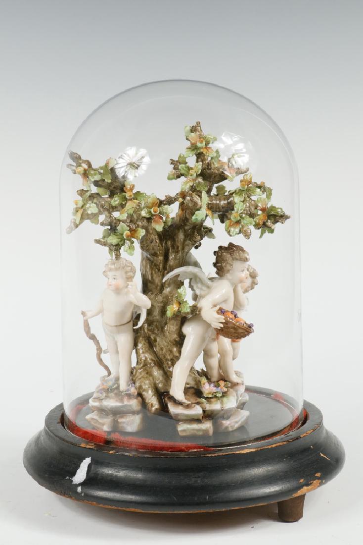 RICHARD ECKERT PORCELAIN FIGURAL GROUP (1 of 2)