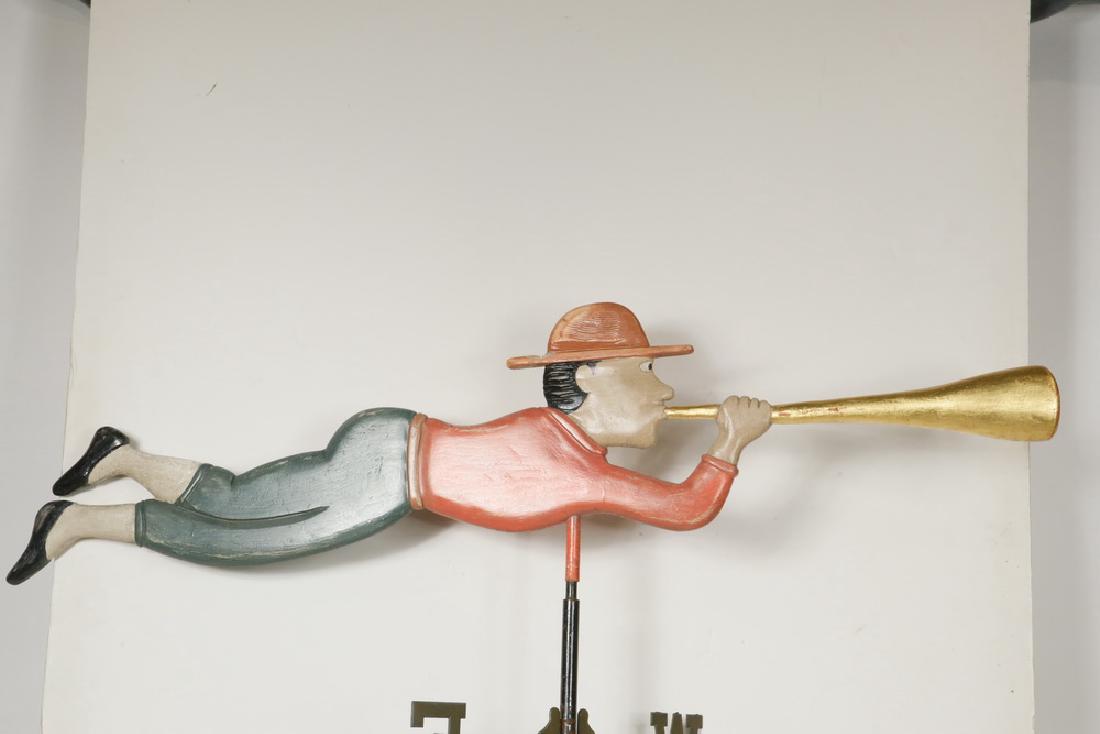 TRUMPETER WEATHERVANE (1 of 2)