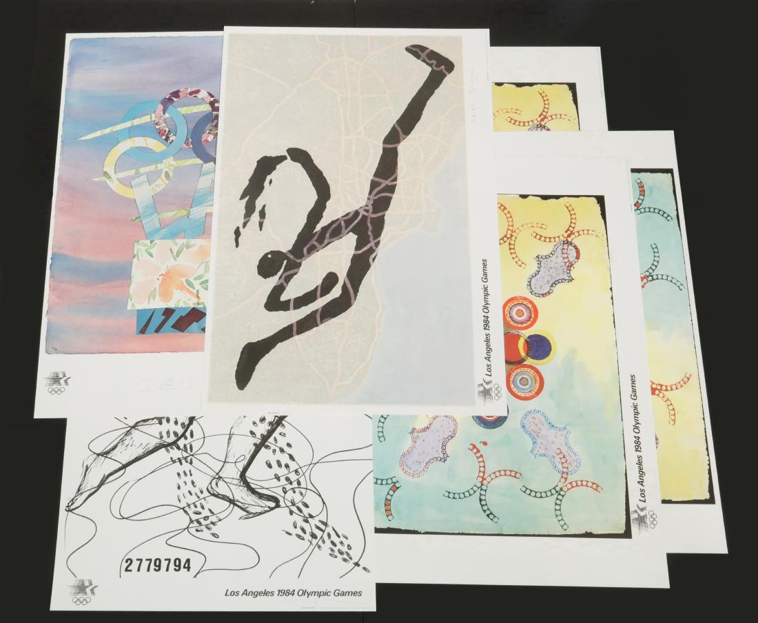 (7) SIGNED EVENT POSTERS 1984 LOS ANGELES OLYMPIC (1 of 9)