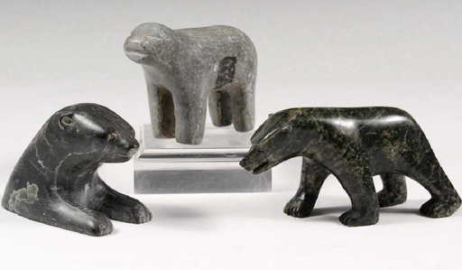 (3) INUIT CARVINGS