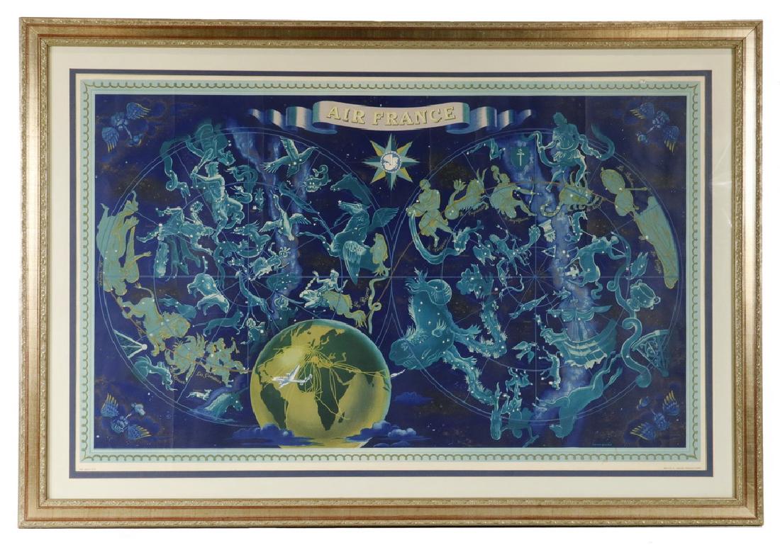 LUCIEN BOUCHER AIR FRANCE POSTER (1 of 4)