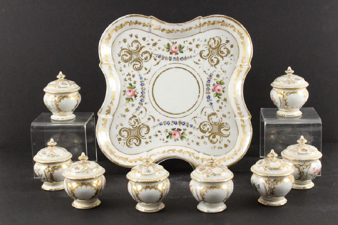 (9 PCS) OLD PARIS PORCELAIN (1 of 2)
