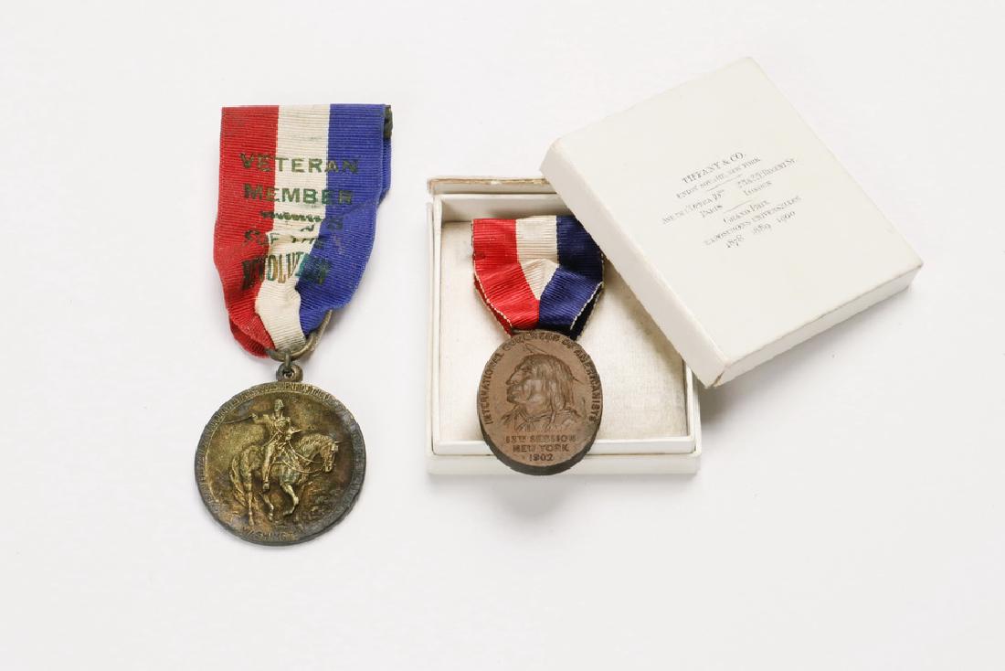 (2) SOCIETY MEDALS OF DR. FREDERICK ERASTUS HYDE (NY, (1 of 2)