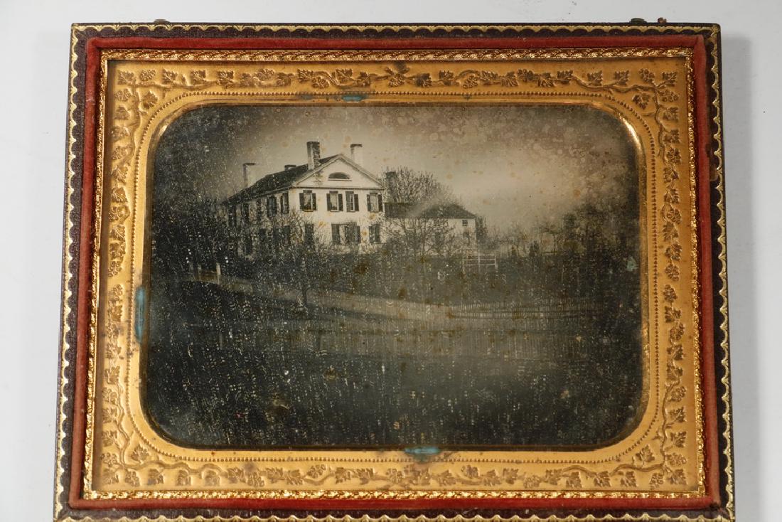 RARE HALF-PLATE DAGUERREOTYPE OF EAST WINDSOR, CT. (1 of 2)