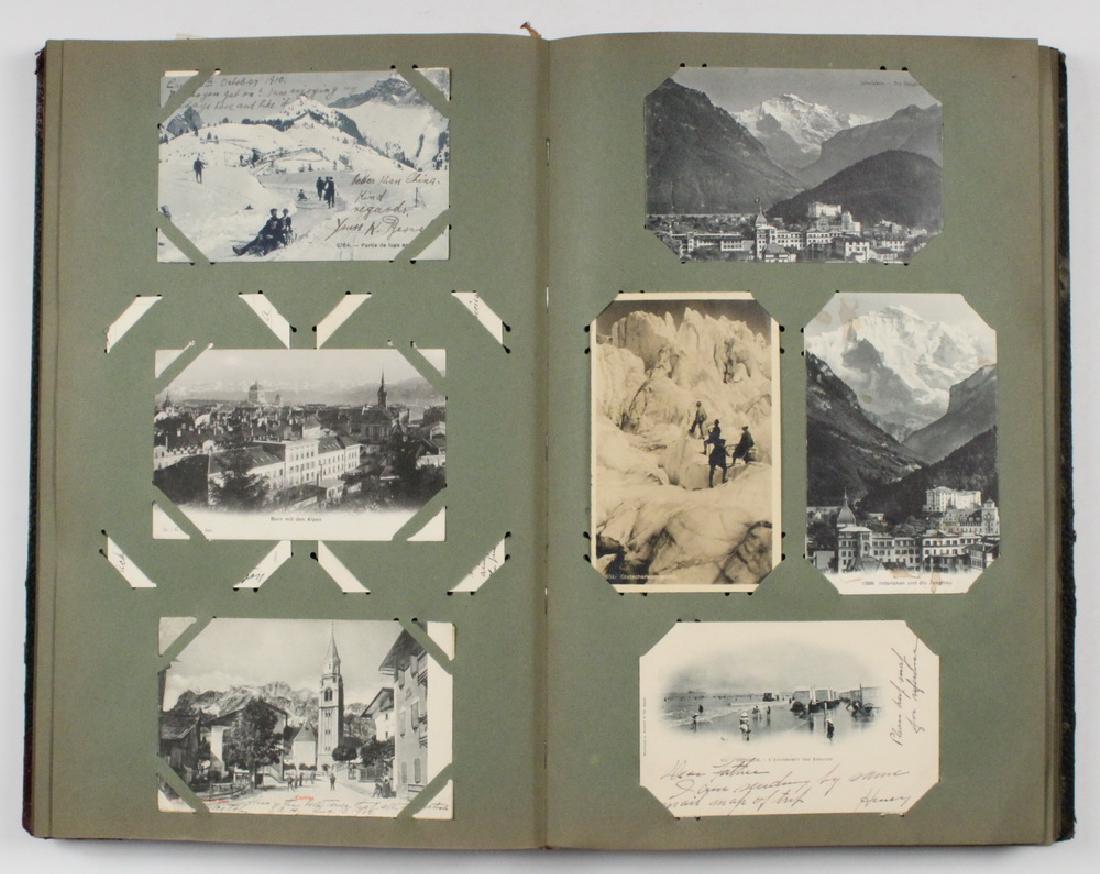 ALBUM OF (261) TRAVEL POSTCARDS (1 of 4)