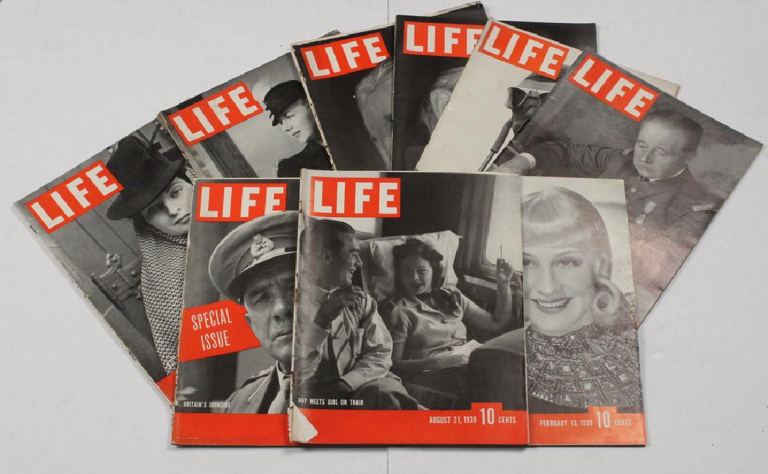 (40) 1939 LIFE MAGAZINES (1 of 2)