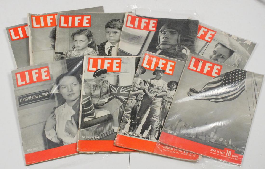 (40) 1941 LIFE MAGAZINES (1 of 2)