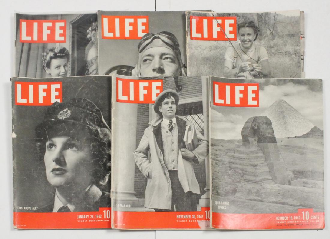 (40) 1942 LIFE MAGAZINES (1 of 1)
