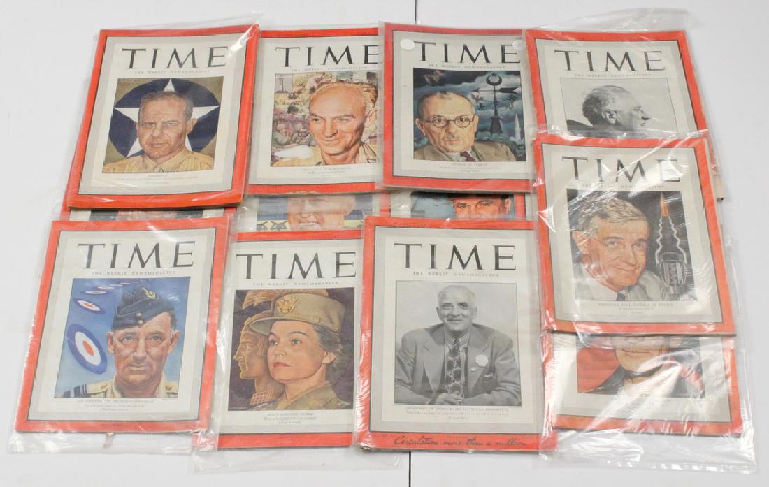 (80) 1940S TIME MAGAZINES (1 of 2)