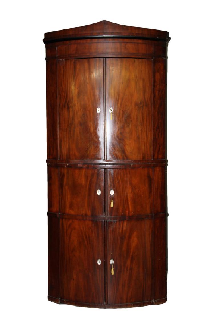 BIEDERMEIER CORNER CABINET (1 of 3)