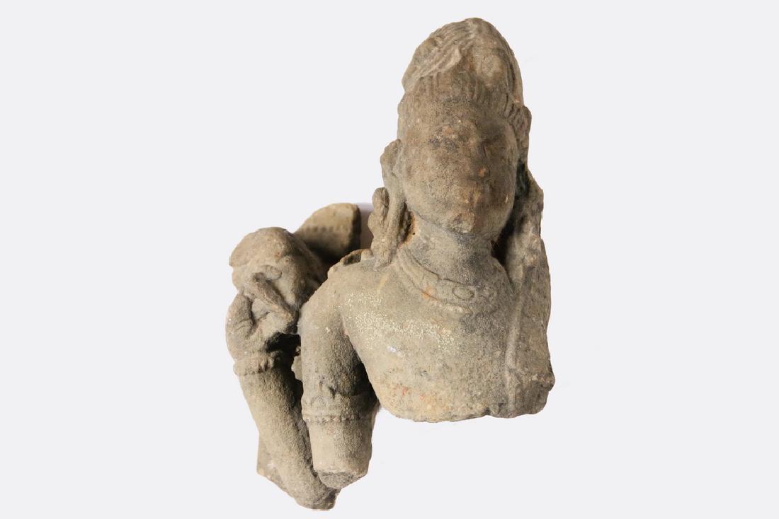 FRAGMENT OF GANDHARA BUDDHA (1 of 3)