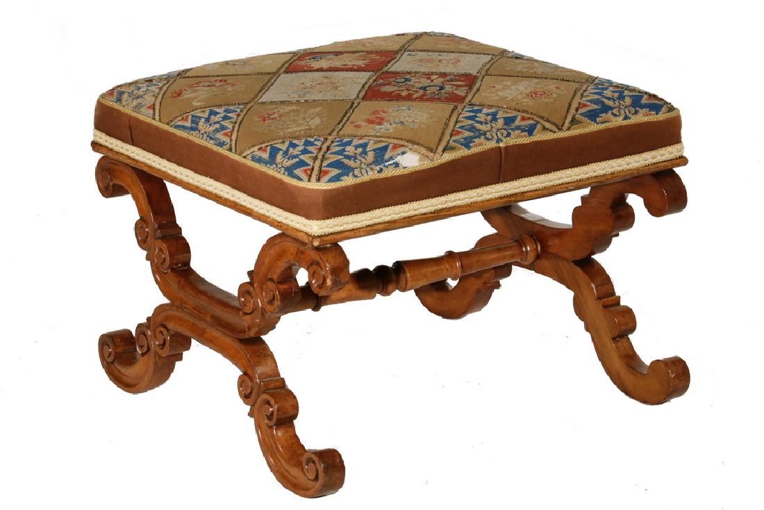 NEEDLEPOINT OTTOMAN (1 of 1)