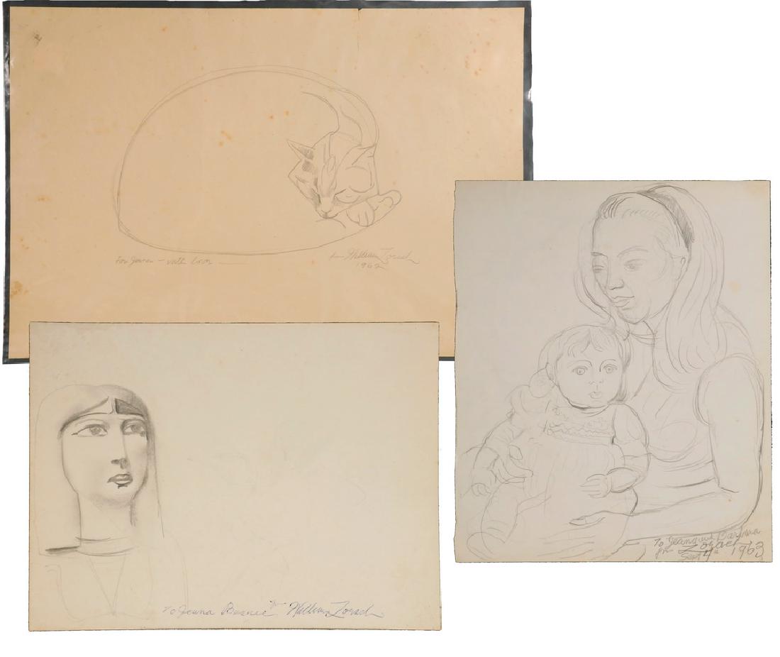 WILLIAM ZORACH (NY/CA/ME, 1887-1966) (1 of 9)