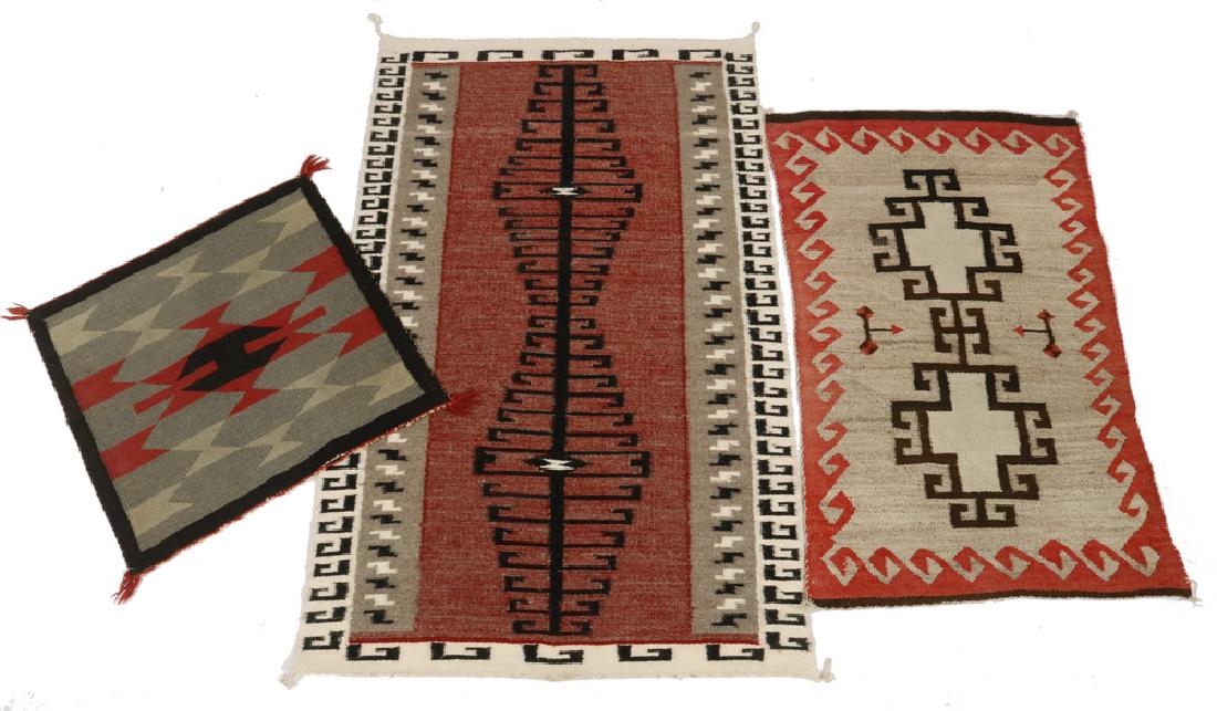 (3) SMALL NAVAJO RUGS (1 of 7)