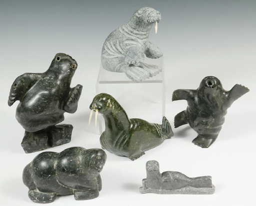 (6) INUIT CARVINGS