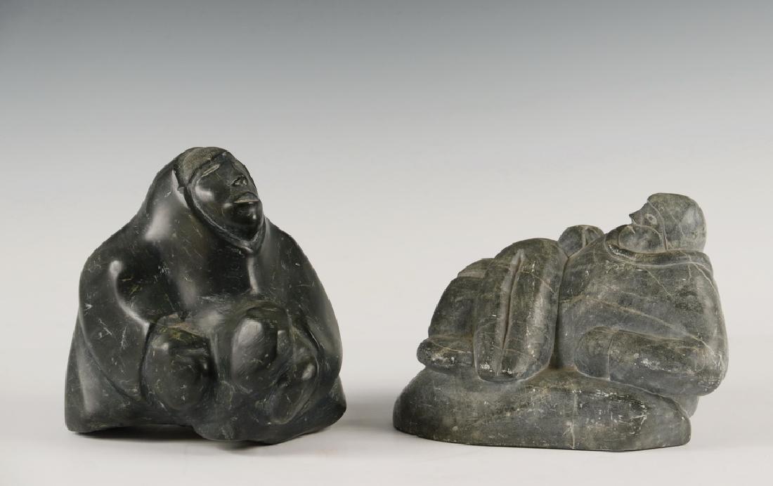 (2) INUIT SCULPTURES (1 of 4)