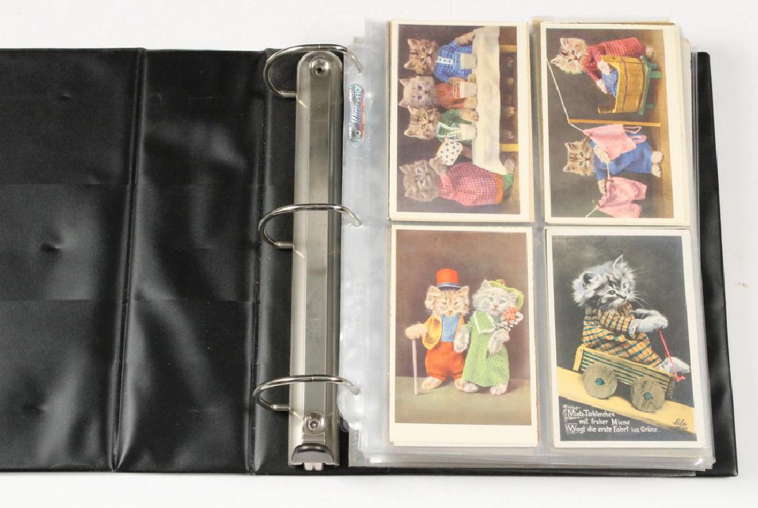 BINDER OF (288)1900-1920S CAT THEMED POSTCARDS (1 of 3)