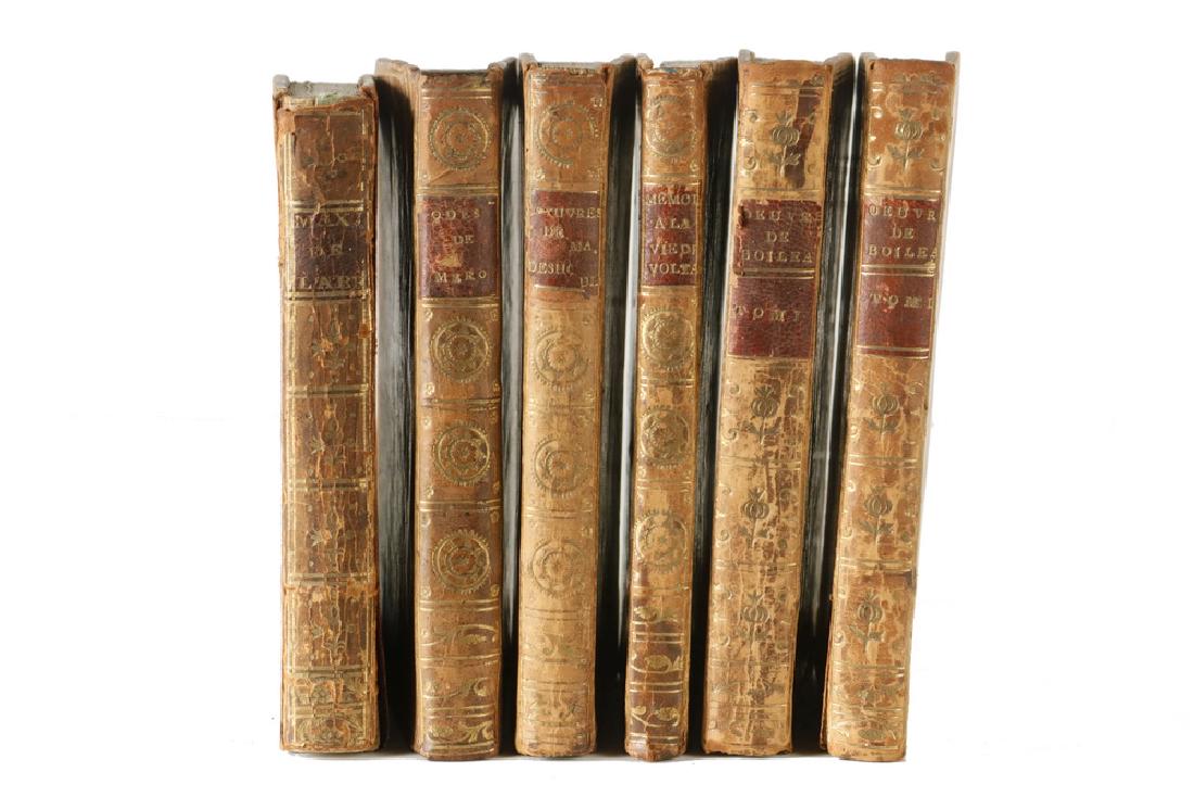 (5 TITLES IN 6 VOLS) MINIATURE 18TH C. FRENCH BOOKS (1 of 1)