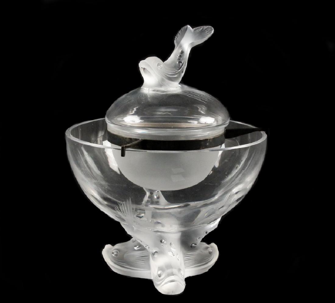 LALIQUE GLASS CAVIAR BOWL (1 of 6)