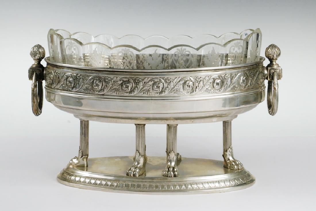 GERMAN SILVER CENTERPIECE BOWL (1 of 4)