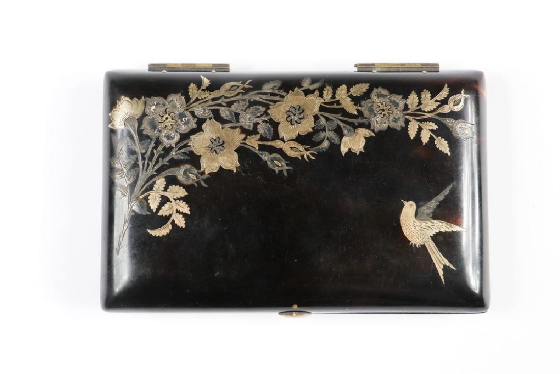 CONTINENTAL CARD CASE IN TORTOISESHELL WITH SILVER AND (1 of 4)