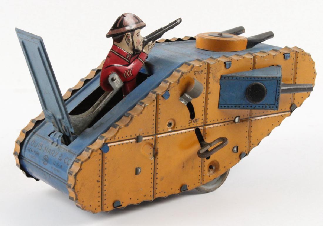 MARX TIN LITHO DOUGHBOY TANK (1 of 5)