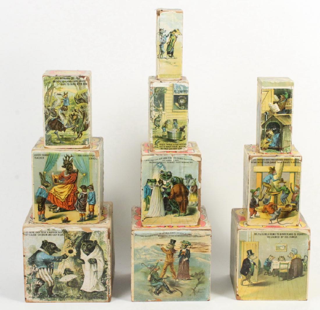 (10 PC) 'THE CHAMPION' NESTED ABC PICTURE BLOCKS (1 of 4)