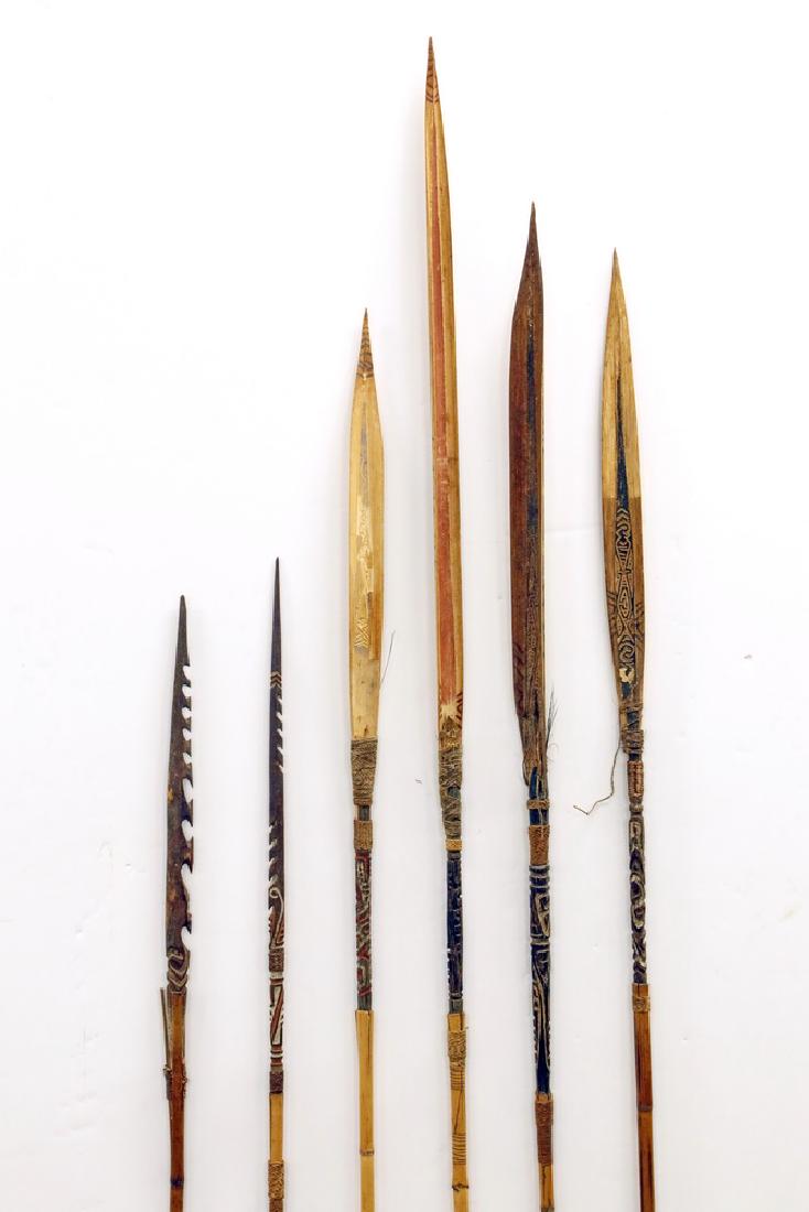 (6) SEPIK RIVER FISHING SPEARS (1 of 2)