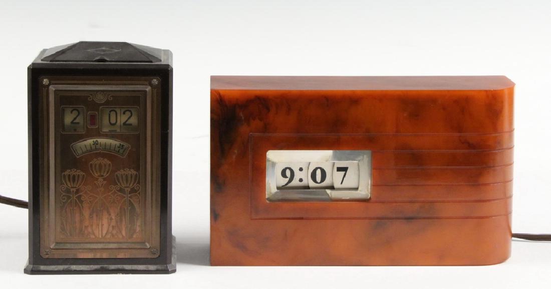 (2) VINTAGE CLOCKS: GE EXECUTIVE & WINSLOW CATALIN (1 of 4)