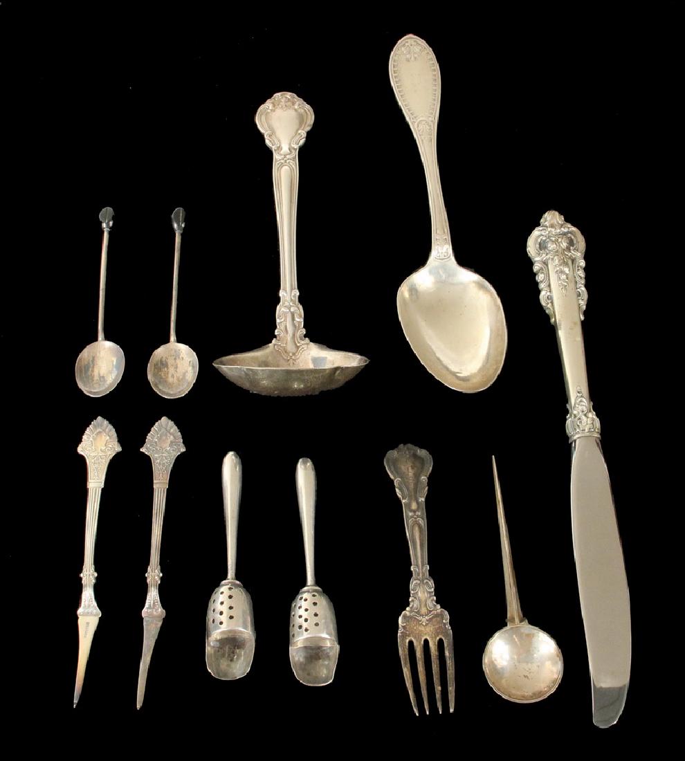 (24 PCS) STERLING FLATWARE (1 of 11)