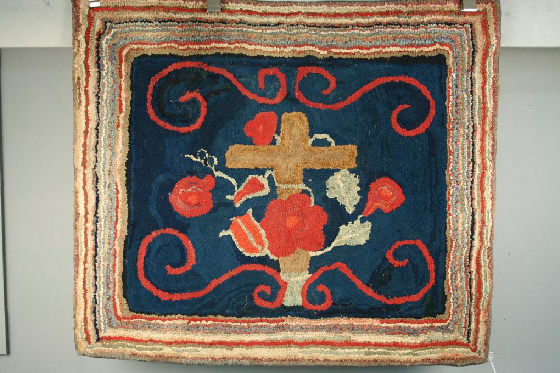 HOOKED RUG - 2'-11" x 3'-4" (1 of 1)