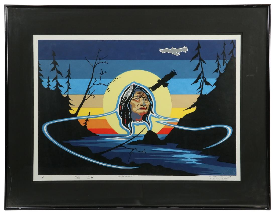 NATIVE AMERICAN PRINT (1 of 4)