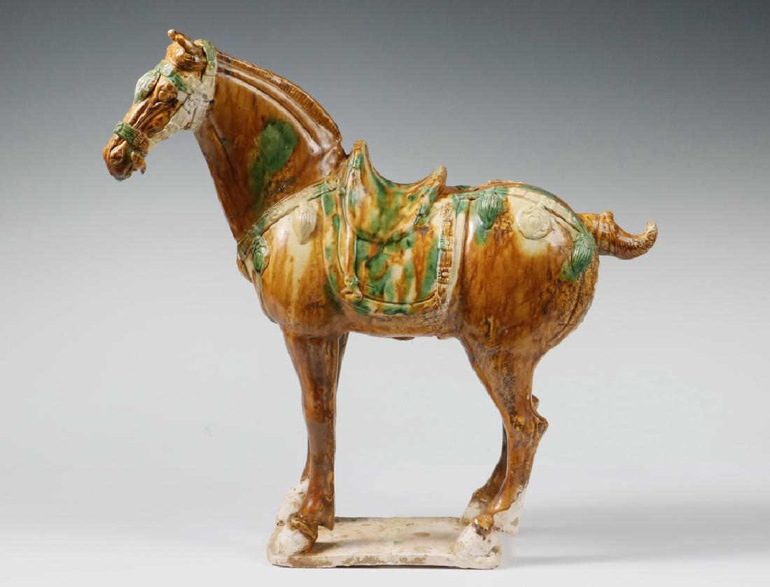 CHINESE POTTERY HORSE