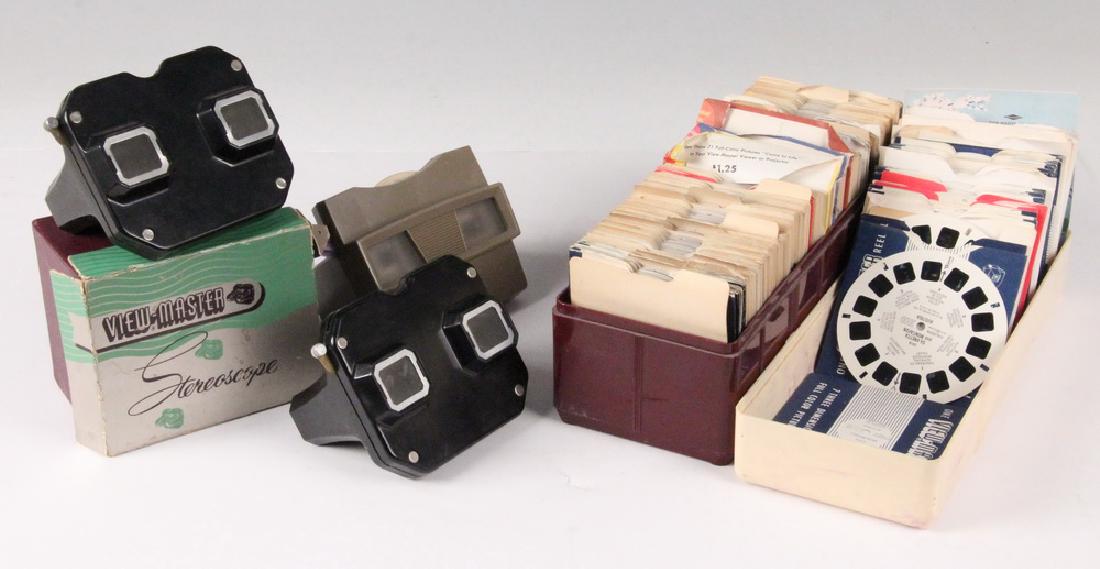 APPROX (200) VIEWMASTER CARDS WITH (4) VIEWERS (1 of 3)