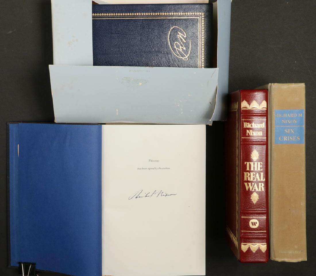 (3) SIGNED BOOKS BY RICHARD NIXON & (1) UNSIGNED (1 of 3)