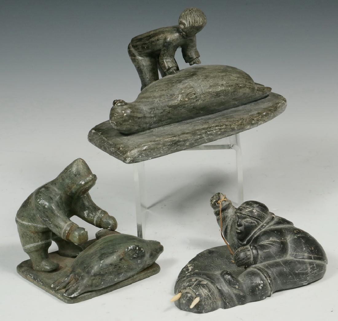 (3) INUIT SCULPTURES (1 of 10)