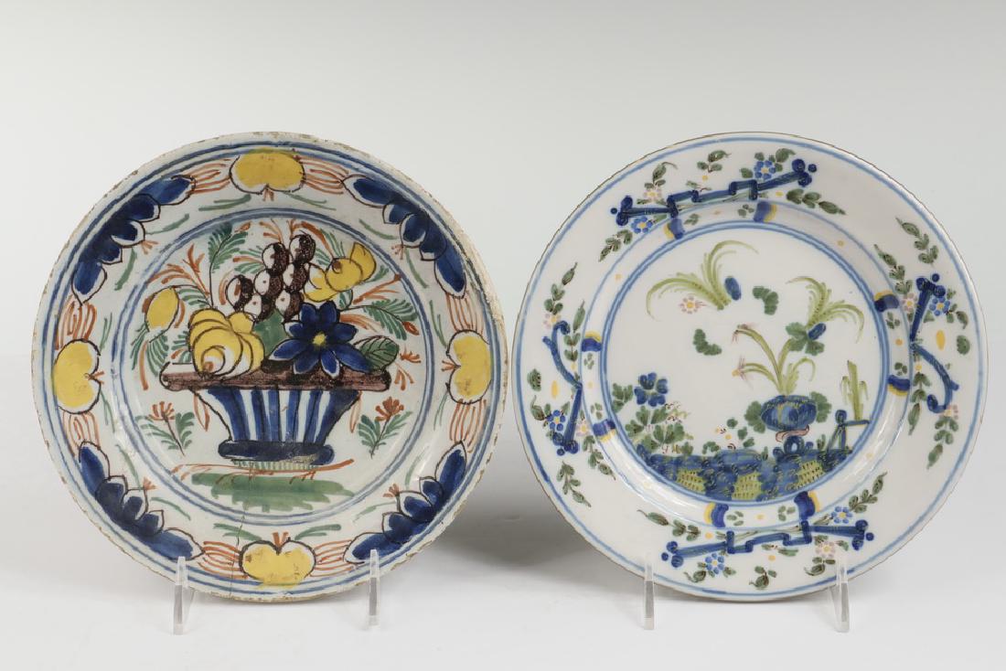 (2) FAIENCE PLATES (1 of 2)