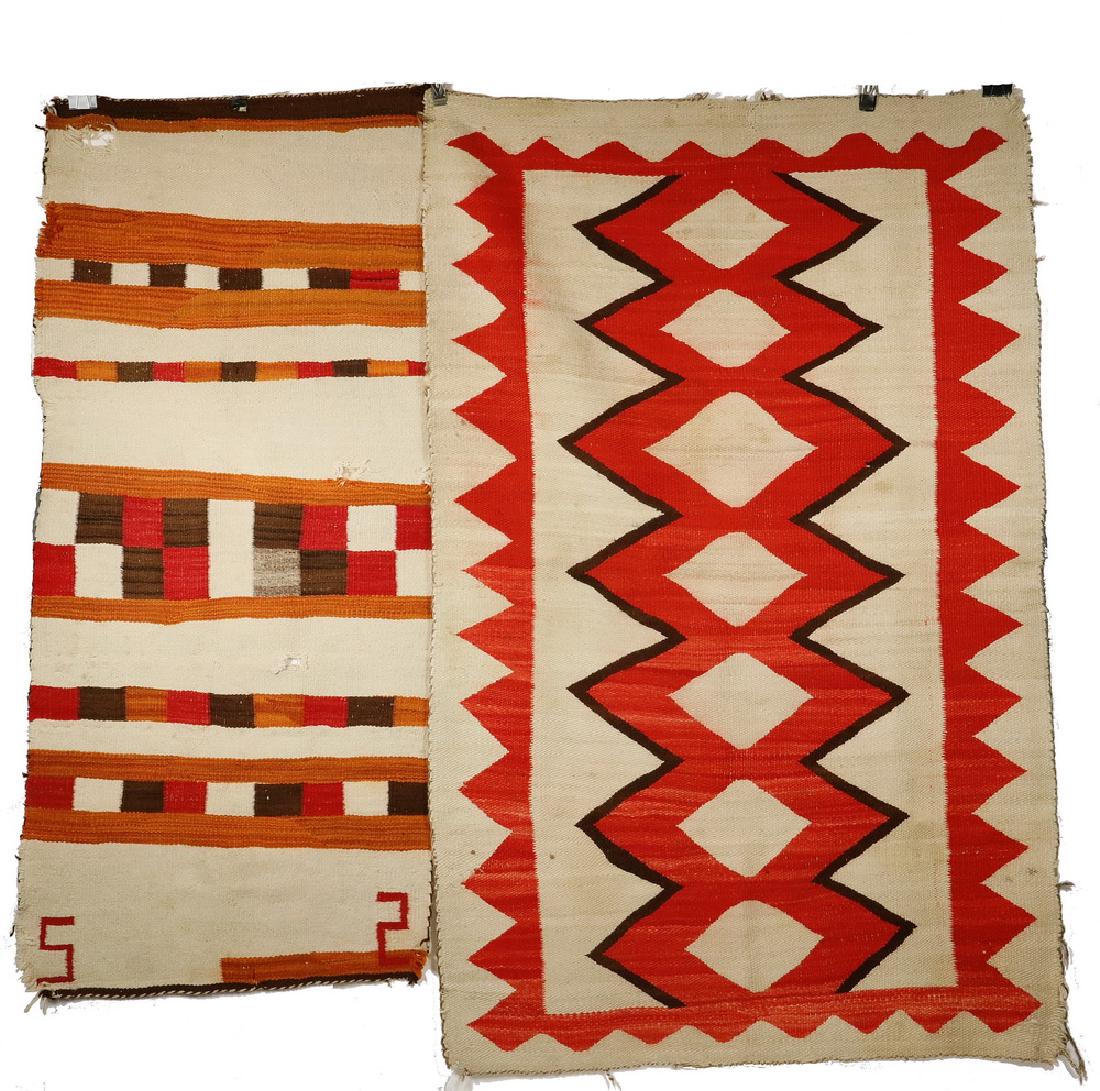 (2) EARLY NAVAJO WEARING BLANKETS (1 of 7)