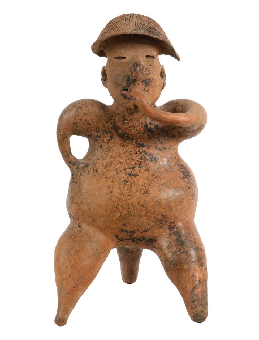 PRE-COLUMBIAN POTTERY FIGURE (1 of 4)