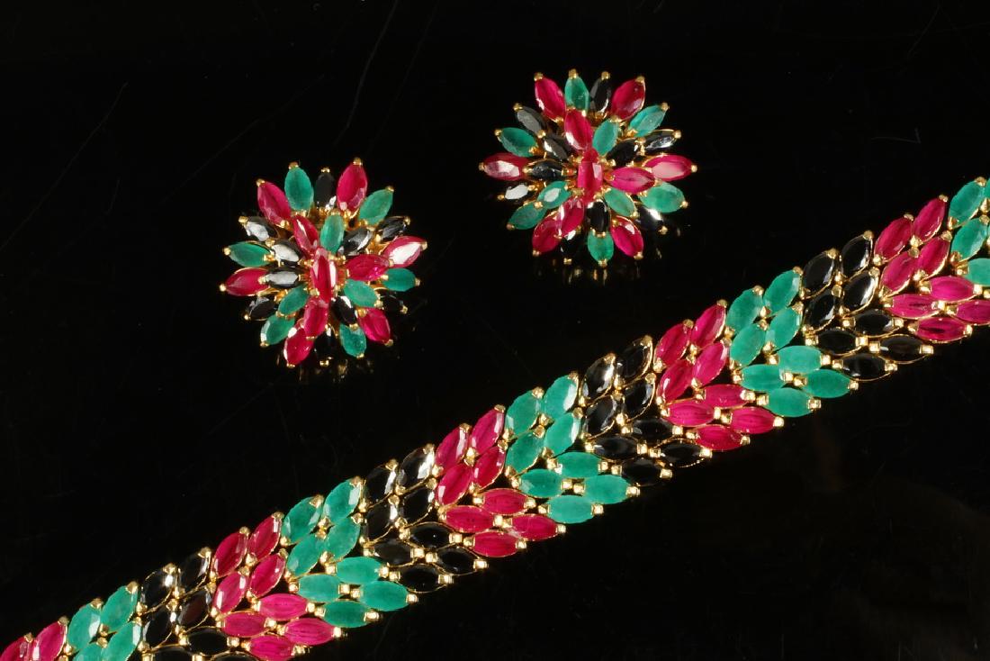 LADY'S BRACELET & EARRINGS SUITE (1 of 1)