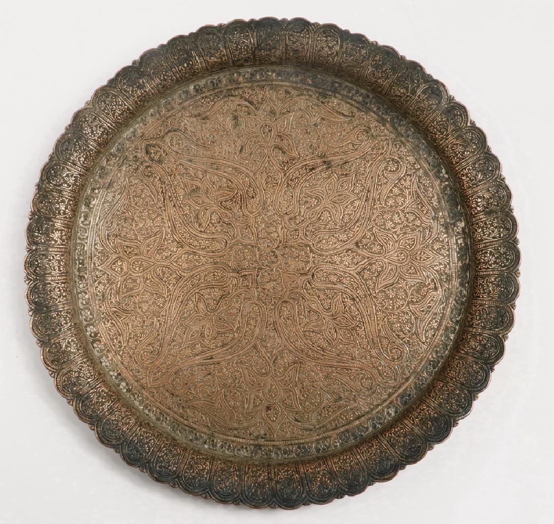 18TH C. PERSIAN TRAY (1 of 2)