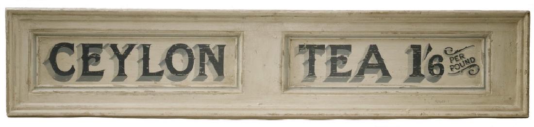 20TH C. BRITISH INTERIOR ADVERTISING SIGN (1 of 2)